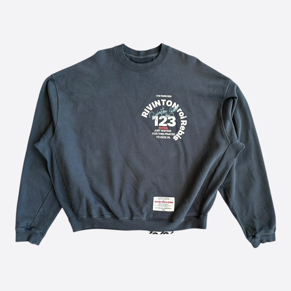 Rivington Roi Rebis Dark Grey & White CVA Paris Fashionweek Sweater